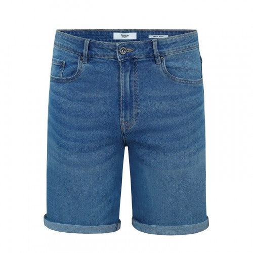 Front - Firetrap Mens Denim Jean Shorts