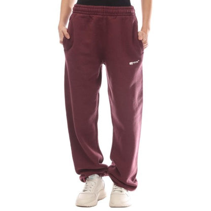 Front - Off White Womens/Ladies Spray Helvetica Cuffed Sweatpants