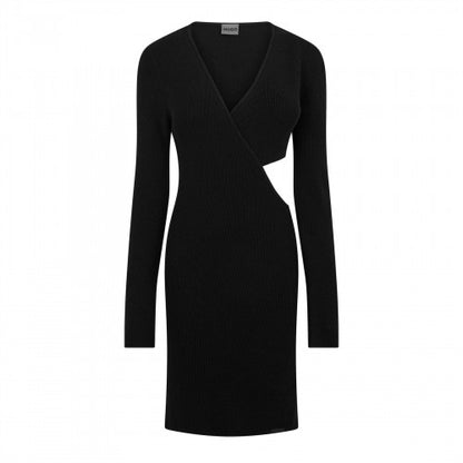 Front - Hugo Womens/Ladies Skelletty Long-Sleeved Mini Dress