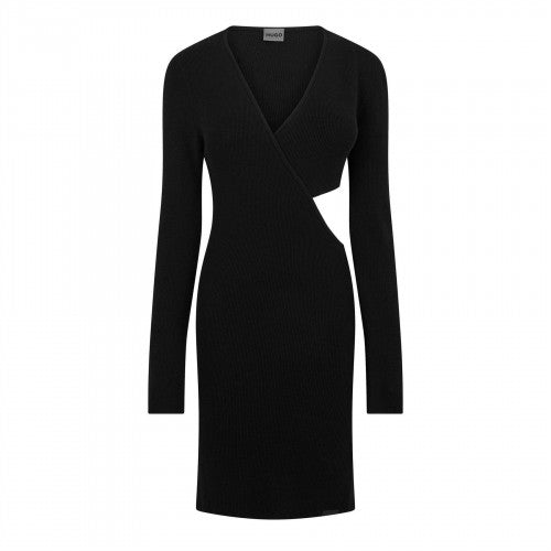 Front - Hugo Womens/Ladies Skelletty Long-Sleeved Mini Dress