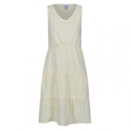 Front - Regatta Womens/Ladies Zariah Vertical Stripe Midi Dress