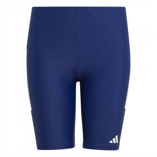 Front - Adidas Boys 3 Stripes Jammer Shorts