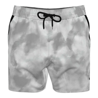 Front - Nike Mens Volley Cloud Print Snug Fit Swim Shorts