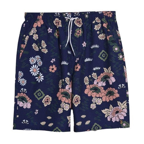 Front - Farah Mens Colbert Floral Swim Shorts