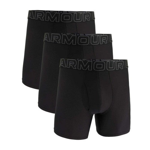 Front - Under Armour Mens Performance Boxer Shorts (Pack of 3)