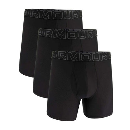 Front - Under Armour Mens Performance Boxer Shorts (Pack of 3)