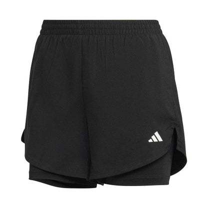 Front - Adidas Womens/Ladies 2 in 1 Running Shorts