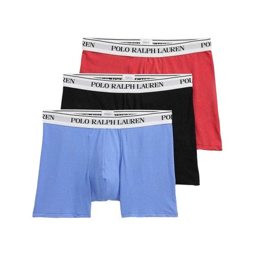 Front - Ralph Lauren Mens Boxer Shorts (Pack of 3)