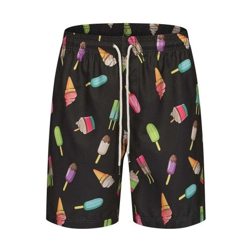 Front - Hot Tuna Mens Ice Cream Regular Swim Shorts