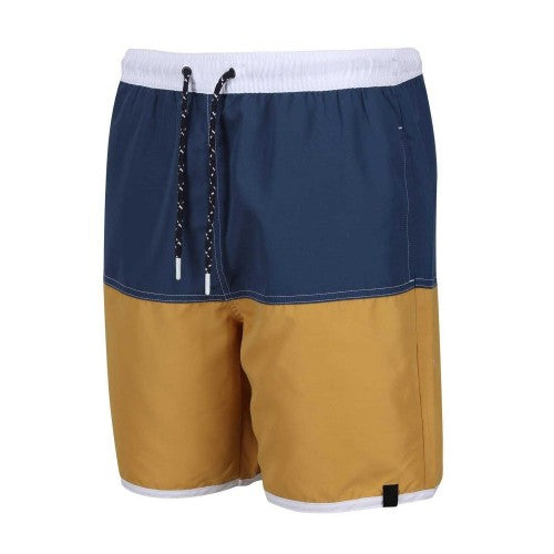 Front - Regatta Mens Benicio Swim Shorts