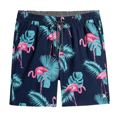Front - Hurley Mens Flamingo Swim Shorts