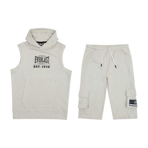 Front - Everlast Boys Sweatshirt and Shorts Set