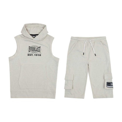 Front - Everlast Boys Sweatshirt and Shorts Set