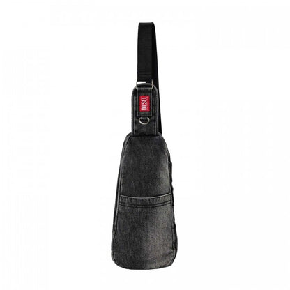Front - Diesel Rave Denim Crossbody Bag