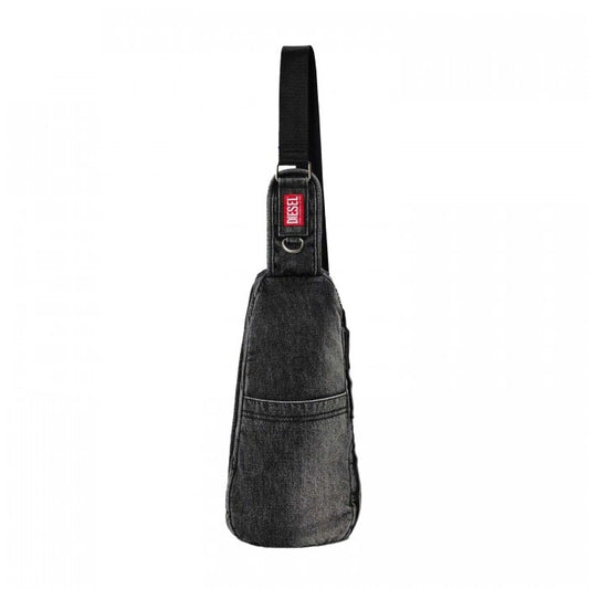 Front - Diesel Rave Denim Crossbody Bag
