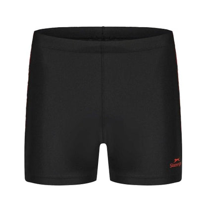 Front - Slazenger Mens Geometric Pattern Swimming Trunks