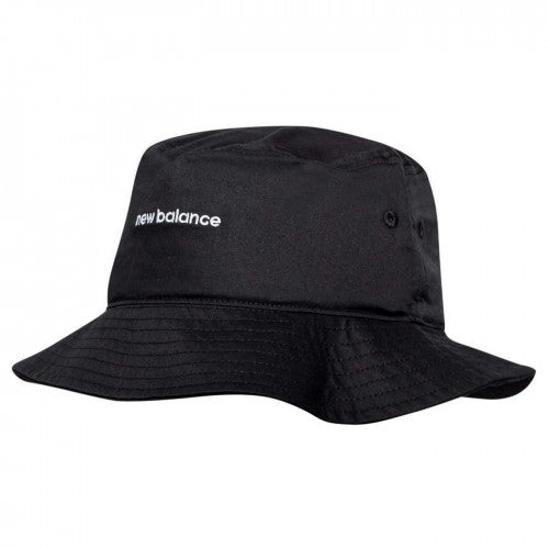 Front - New Balance Mens Logo Cotton Bucket Hat