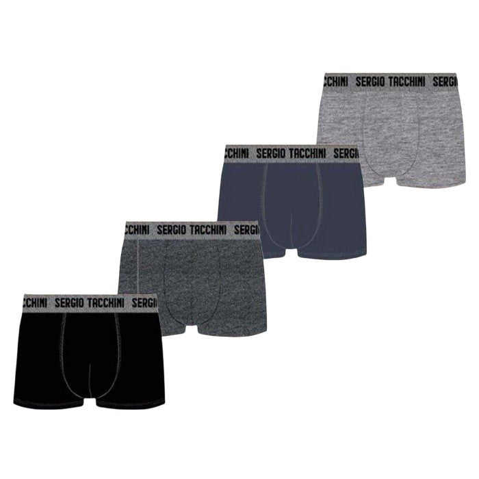 Front - Sergio Tacchini Mens Plain Briefs (Pack of 4)
