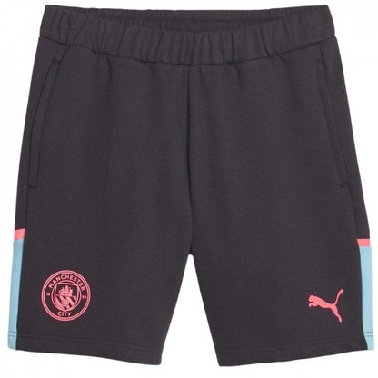 Front - Puma Mens Casuals Elasticated Manchester City FC Football Shorts