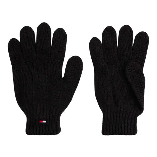 Front - Tommy Hilfiger Childrens/Kids Knitted Flag Logo Gloves