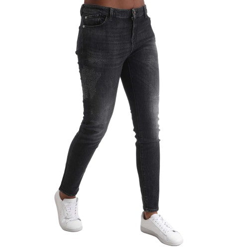 Front - Emporio Armani Womens/Ladies J23 Skinny Jeans