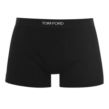 Front - Tom Ford Mens Cotton Jersey Boxer Shorts