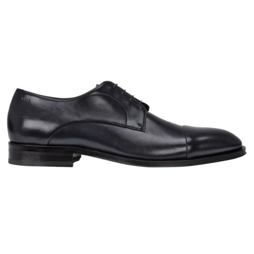 Front - Boss Mens Derrek Leather Derby Shoes