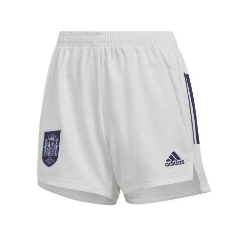Front - Adidas Womens/Ladies Spain Spanish Flag Football Shorts