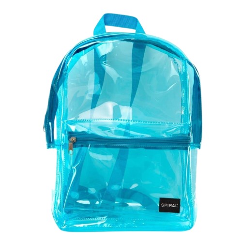 Front - Spiral Transparent Mini Backpack