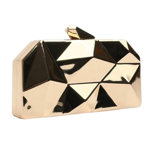 Front - Where´s That From Geometric Clutch Bag