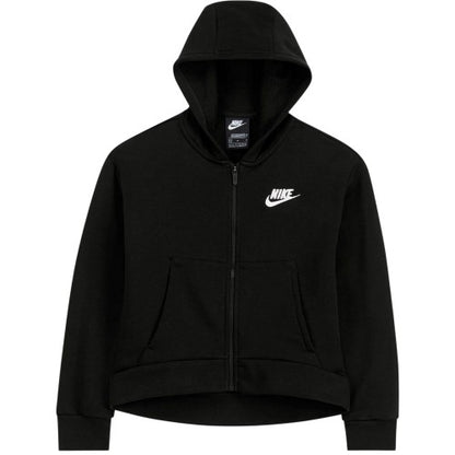 Front - Nike Girls Sportswear Full Zip Hoodie