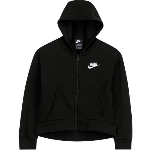 Front - Nike Girls Sportswear Full Zip Hoodie