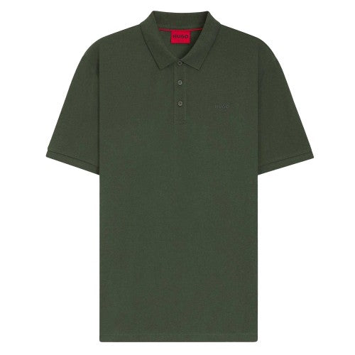 Front - Hugo Mens Donos Cotton Polo Shirt