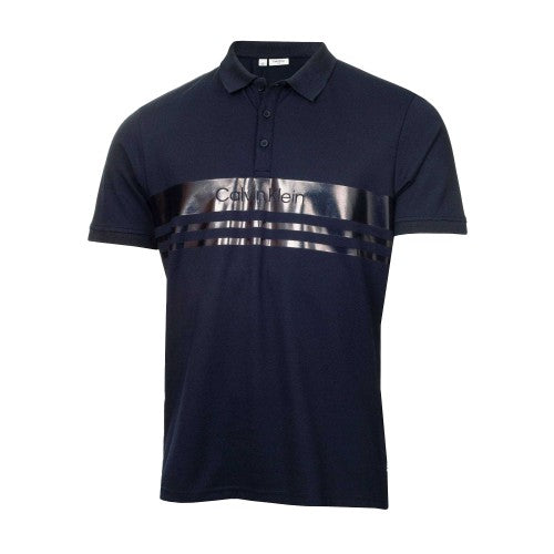 Front - Calvin Klein Mens Short-Sleeved Polo Shirt