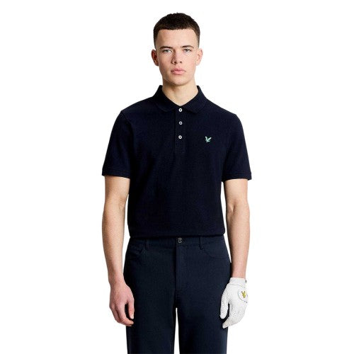 Front - Lyle & Scott Mens Short-Sleeved Golf Polo Shirt