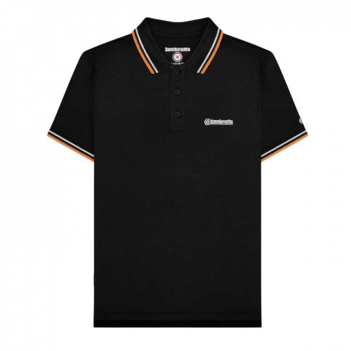 Front - Lambretta Mens Tipped Polo Shirt
