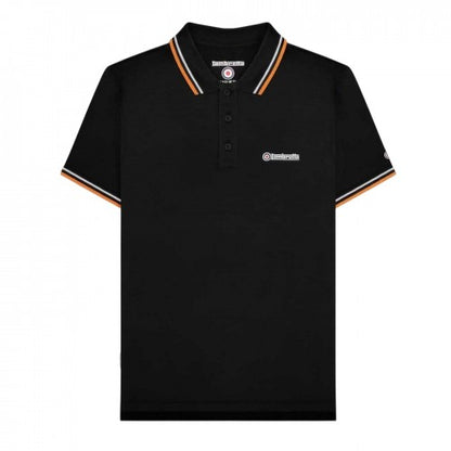 Front - Lambretta Mens Tipped Polo Shirt