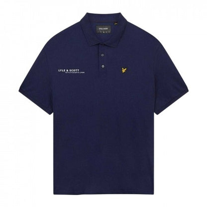 Front - Lyle & Scott Mens Ordinate Short-Sleeved Polo Shirt