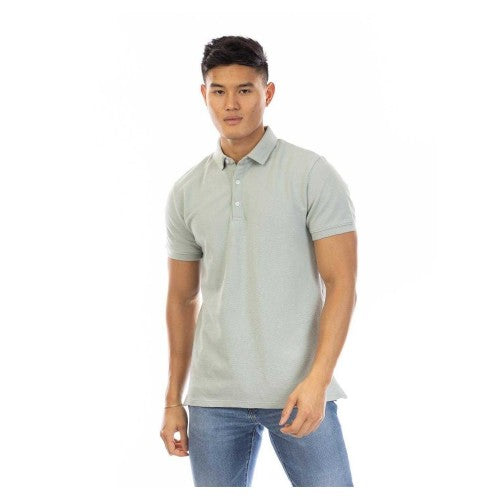 Front - Peter Werth Mens Molton Regular Polo Shirt