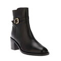Front - Dune London Womens/Ladies Plotto Leather Block Heel Ankle Boots