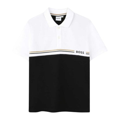 Front - Boss Childrens/Kids Short-Sleeved Polo Shirt