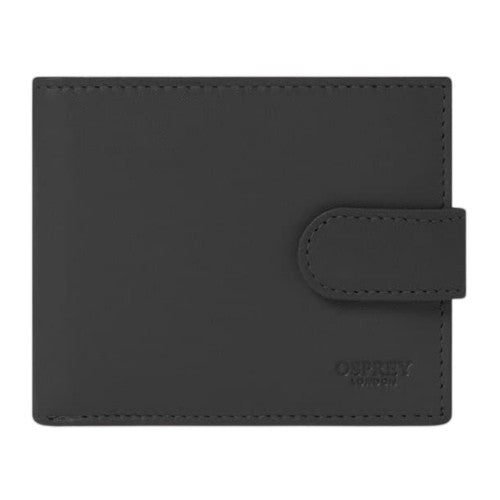 Front - Osprey Wesley Leather Popper Wallet