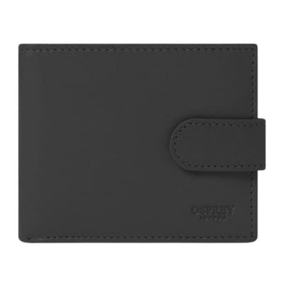 Front - Osprey Wesley Leather Popper Wallet