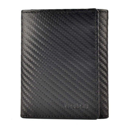 Front - Firetrap Tri-Fold Leather Wallet