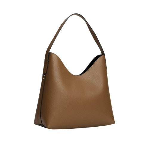 Taupe - Back - Tommy Hilfiger Unisex Adult Icon Hobo Bag
