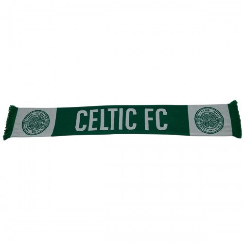 Front - Celtic FC Striped Acrylic Scarf