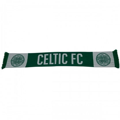 Front - Celtic FC Striped Acrylic Scarf