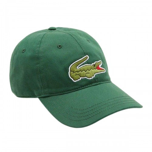 Front - Lacoste Mens Embroidered Logo Baseball Cap