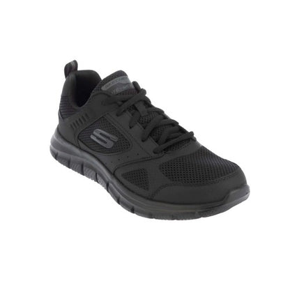 Front - Skechers Mens Track Syntac Coated Leather Trainers