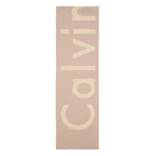 Front - Calvin Klein Unisex Adult Fine Knit Logo Scarf